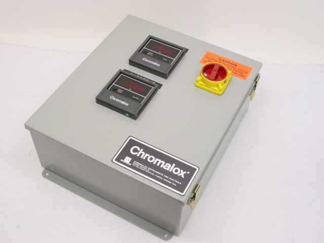 Chromalox mini contactor temperature control panel 75A