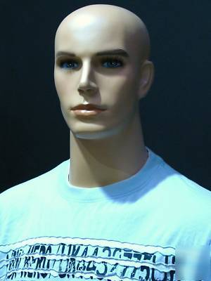 Male man bald shop display retail mannequin dummy sean
