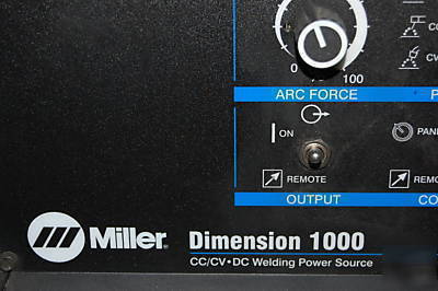 Miller dimension 1000 mig welder w s-74DX feeder 2006