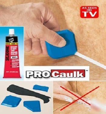 New pro caulk procaulk caulking tool kit as seen on tv