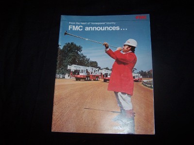 Fmc link-belt truck crane brochure & 50 ton flysheets