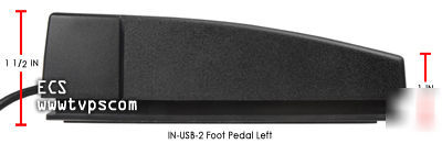 In-usb-2 inusb infinity computer foot pedal transcriber