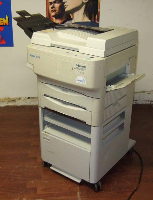 Konica model 1216 office copier comes with manual nice