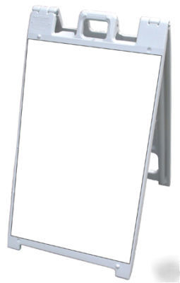 Plasticade signicade white a frame sign frame only 2436