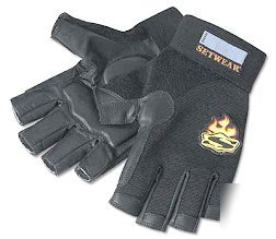 Setwear leather fingerless gloves extra large