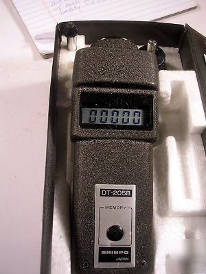 Shimpo optical tachometer model dt-205B tested good