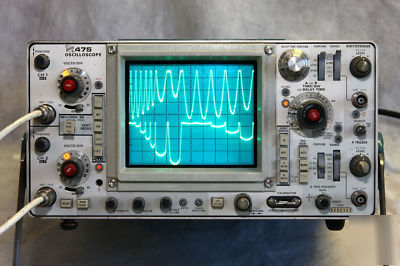 Tektronix 475 oscilloscope 200 mhz *ac/dc operation*