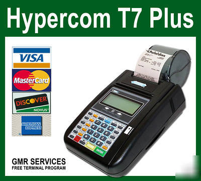 Hypercom T7PLUS credit card processing terminal machine