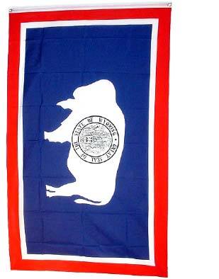 New large 3X5 wyoming state flag us usa american flags