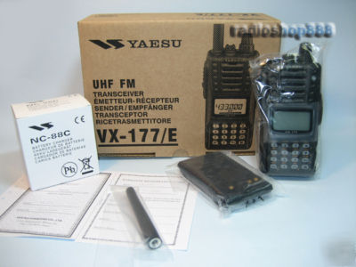 Yaesu vx-177 uhf handheld radio scanner VX177 radio #