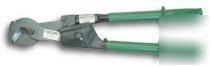  heavy-duty ratchet cable cutter w/rubber boot #756