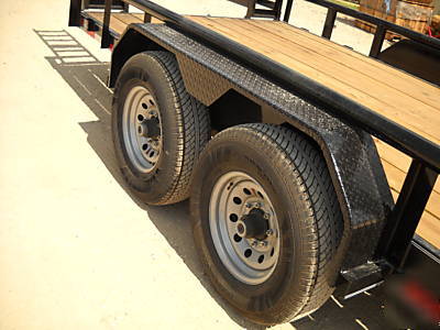 83X20 lowboy equipment gooseneck cargo utility trailer 