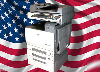 Konica minolta C250 color copier print scan 91K 