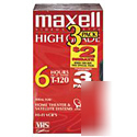 New maxell hi-fi vhs videocassette 224939