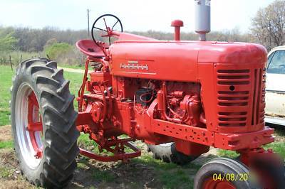 1956 farmall 400 tractor runs good fast hitch ks 450 