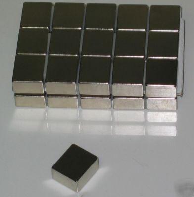 Buy 4 block magnets 23X20X12 N45 rare earth 5200 gauss