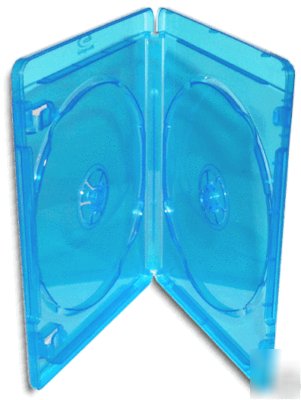 Double =blu-ray case= with moulded blu-ray logo 10-pak