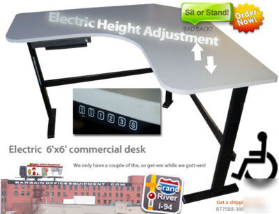 Height - adjustable commercial (electric) desks