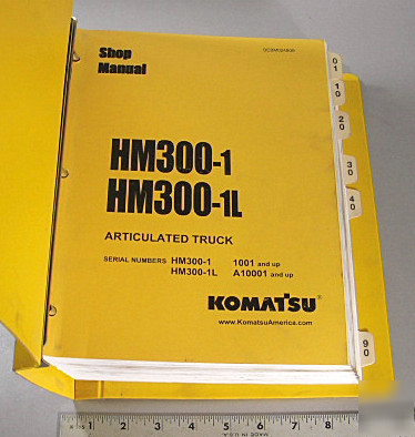 Komatsu shop man - HM300-1 / HM300-1L dump truck - 2005