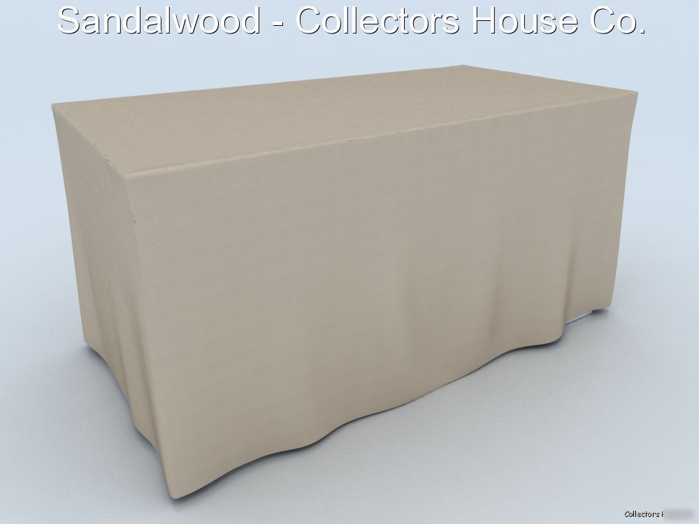 Table throw 5' fitted table cover display