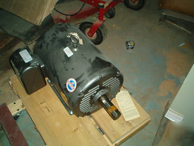 Unused surplus baldor 30 hp a c electric motor 3 phase