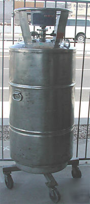 Cryofab cmsh-100 helium dewar 100 liter