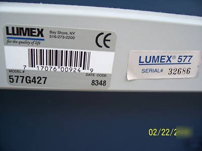 Lumex 577G427 medical clinical care 3 position recliner