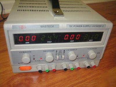 Mastech variable dc power supply (HY3003F-3) 0-30V/0-3A