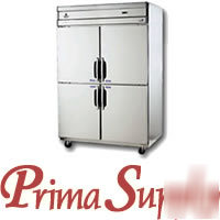 New coldtech commercial ss 4 half door refrigerator