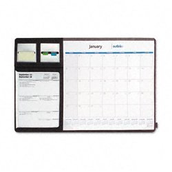 New outlink monthly desk calendar w/document tray & ...