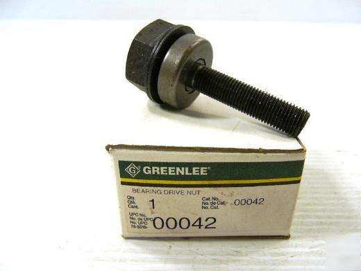 Greenlee knockout punch bearing drive nut 00042