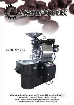 New 10 kilo/ 22LB ozturk commercial coffee roaster 