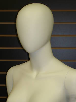 No face white color full size female mannequin rpf-2