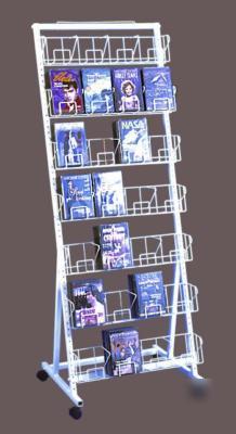Trade show store dvd floor display rack -168 dvd