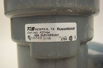 Tomas & betts russellstoll ever-lok plug F27194 or 8418