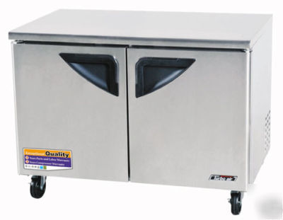 Turbo air under counter worktop freezer 2 door tuf-48SD