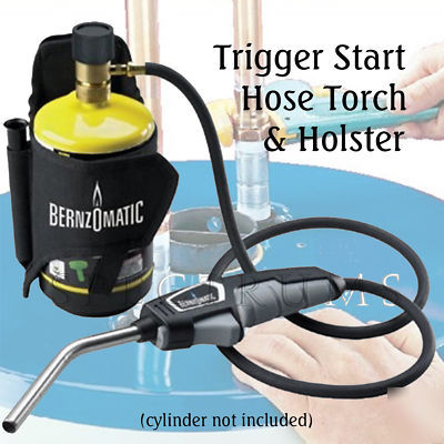 Bernzomatic BZ8250HT trigger start hose torch & holster