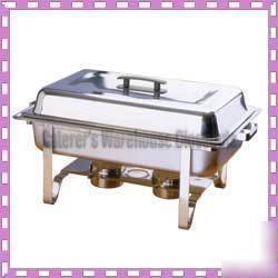 Chafer 8 qt. stainless w/ welded legs, set/3 