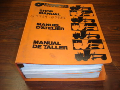 Champion 700 series motor grader service manual