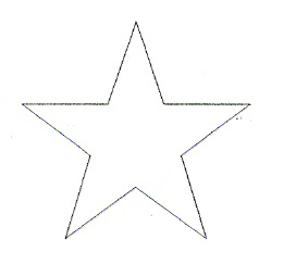 Five point star punch set 3 custom steel marking stamps