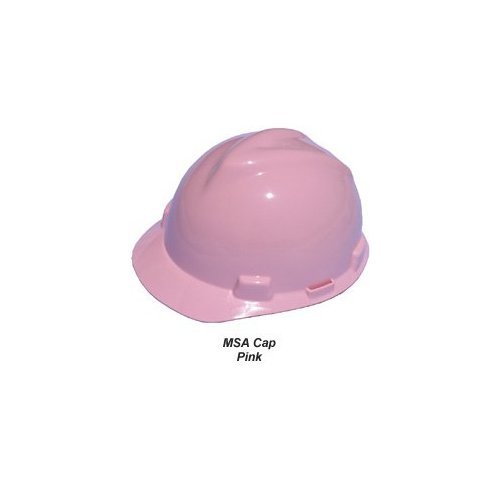 Msa v-guard cap style hard hats w/pin lock suspensions