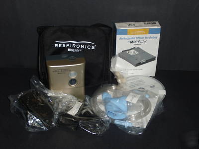 Respironics minielite compressor nebulizer & battery 
