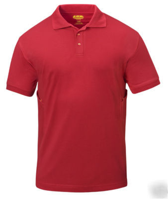 Snickers 2703 polo shirt - red - size medium