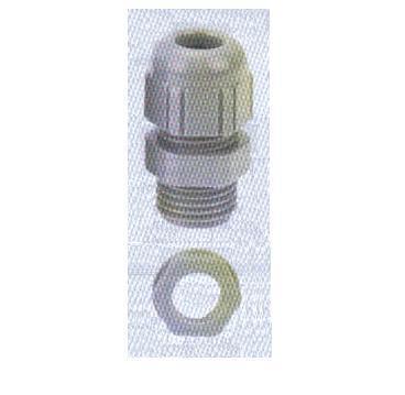 Cable gland PG11 with locknut IP68 grey plastic