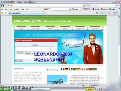 Learn a language guides website with adsense affiliate 