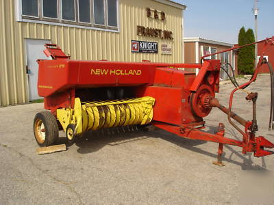 New holland 276 square baler w/ 70 thrower