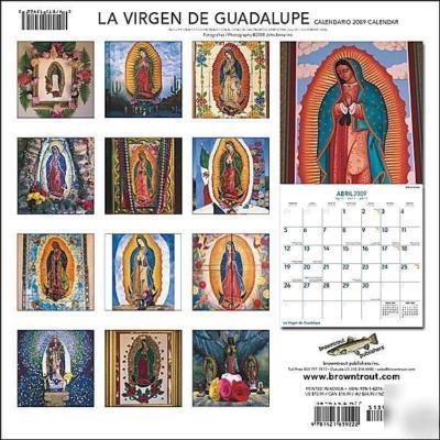 New la virgen de guadalupe - 2009 wall calendar - 