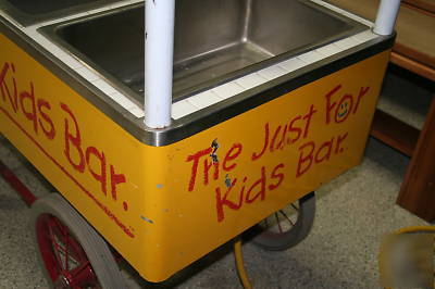 Custom concession cart - hot dogs - candy - hot food -