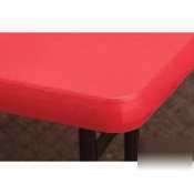 Kwik-coversÂ® red banquet table cover - 30 x 96