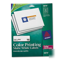 Mailing label for color printers, laser, 1-1/4 X3-3/4 ,